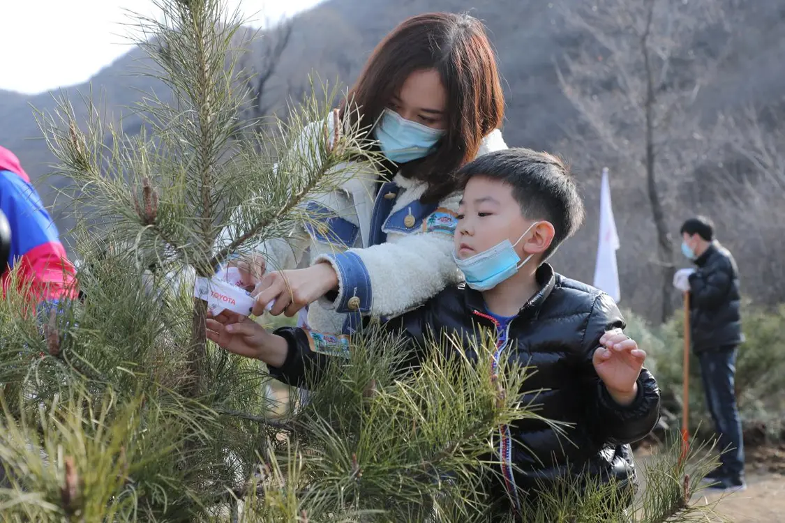 也許栽下一棵樹只需要短短的幾分鐘，但是樹苗、植樹區(qū)域的選擇，澆水量多少都大有學問在。最后，屈場長在現(xiàn)場選出栽植最標準的5棵樹苗，并向他們頒發(fā)了驚喜禮品。
